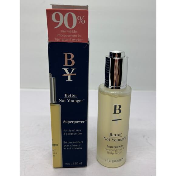 Better Not Younger Superpower Fortifying Hair & Scalp Serum 2 fl oz NIB - Picture 1 of 3